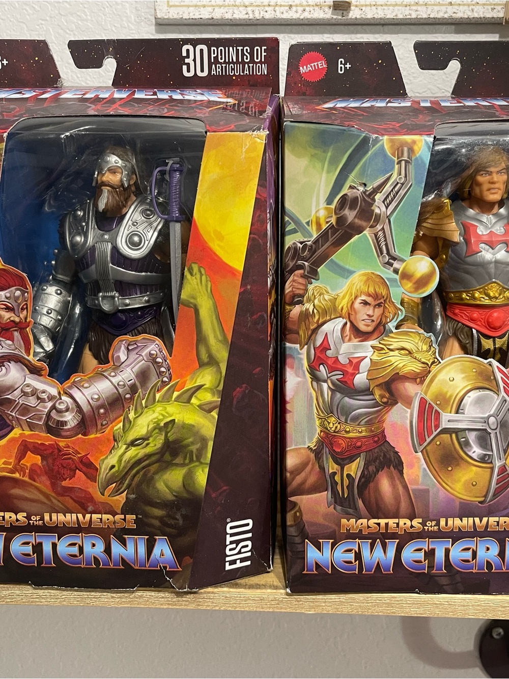 Mattel Masters of the Universe Origins Fisto Action Figure - Purple & Silver